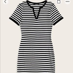 Black and white stripped dress!
